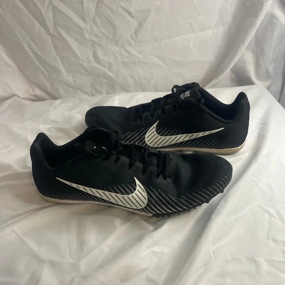 Nike Zoom Rival M Multi-Event Track Field Spikes, Size 8 Black/Gray/ White Run - Picture 2 of 13